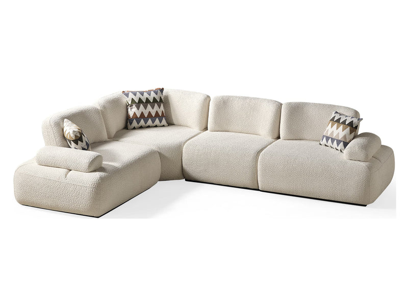 Perla Puffy Extendable Sectional