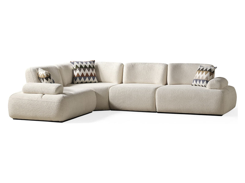 Perla Puffy Extendable Sectional