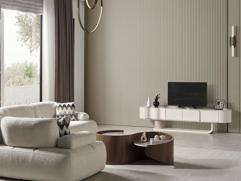 Perla Puffy Extendable Sectional