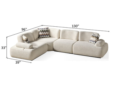 Perla Puffy Extendable Sectional