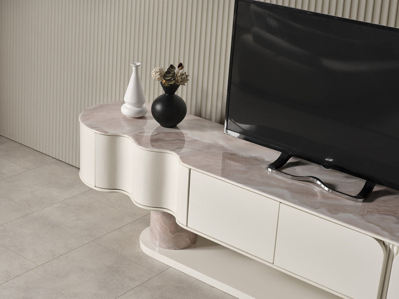 Perla Puffy Extendable Sectional