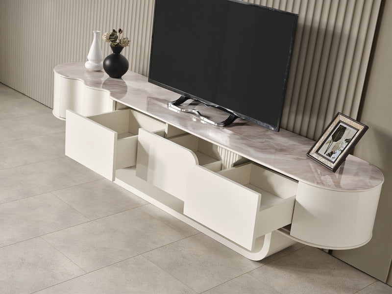 Perla Puffy Extendable Sectional