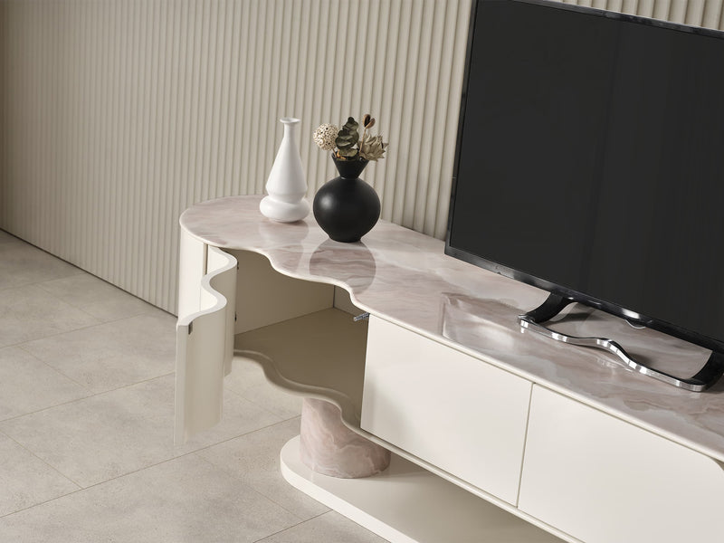 Perla Puffy Extendable Sectional