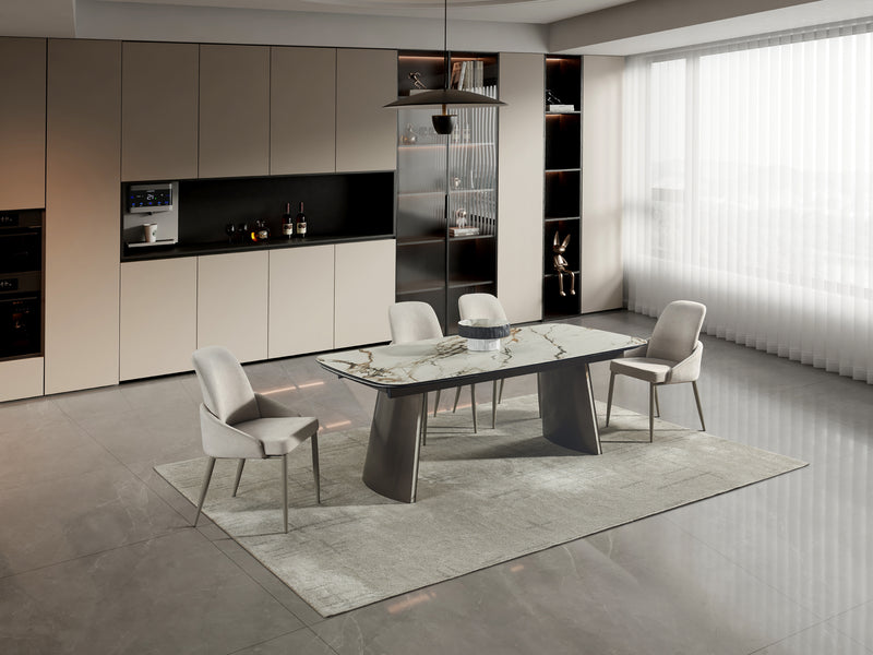 RH 888 DT - 6370 DC 6-8-10 Person Dining Room Set