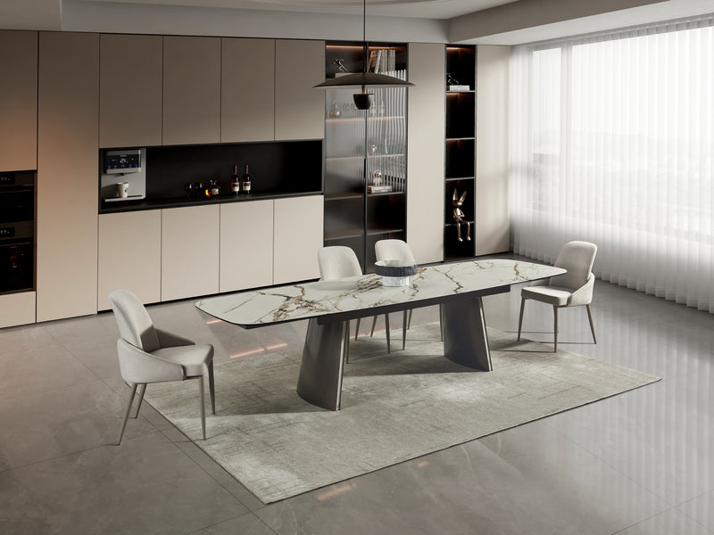 RH 888 DT - 6370 DC 6-8-10 Person Dining Room Set