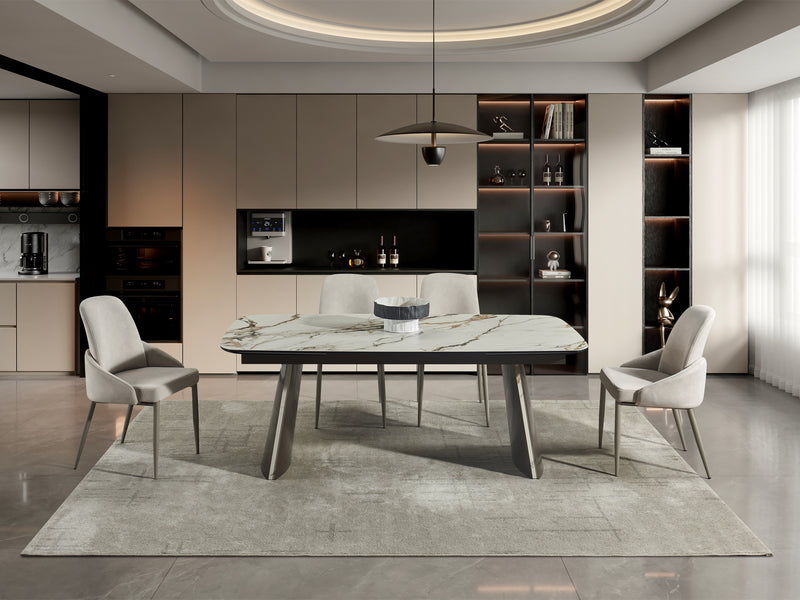 RH 888 DT - 6370 DC 6-8-10 Person Dining Room Set