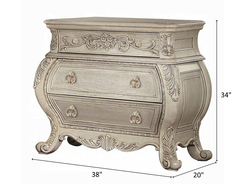 Ragenardus 34" Tall 2 Drawer Nightstand