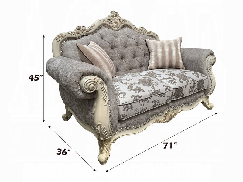 Ragenardus 71" Wide Traditional Loveseat