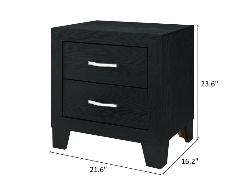 Reid 23.6" Tall 2 Drawer Nightstand