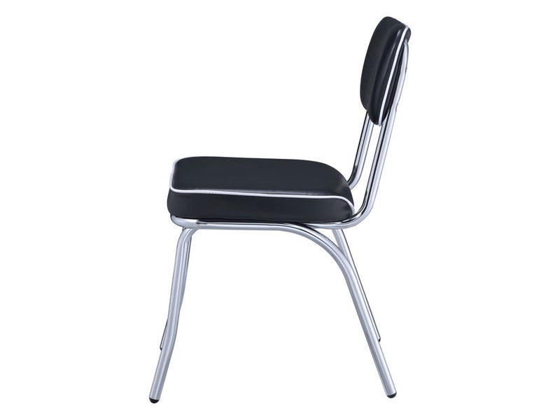 Retro 4 Person Round Dining Room Set