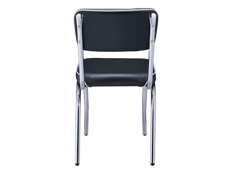 Retro 4 Person Round Dining Room Set