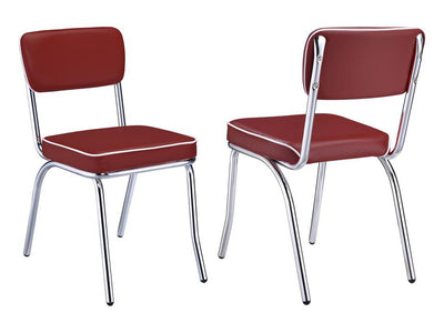 Retro 4 Person Round Dining Room Set