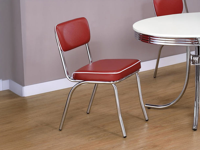 Retro 4-6 Person Oval Dining Room Set