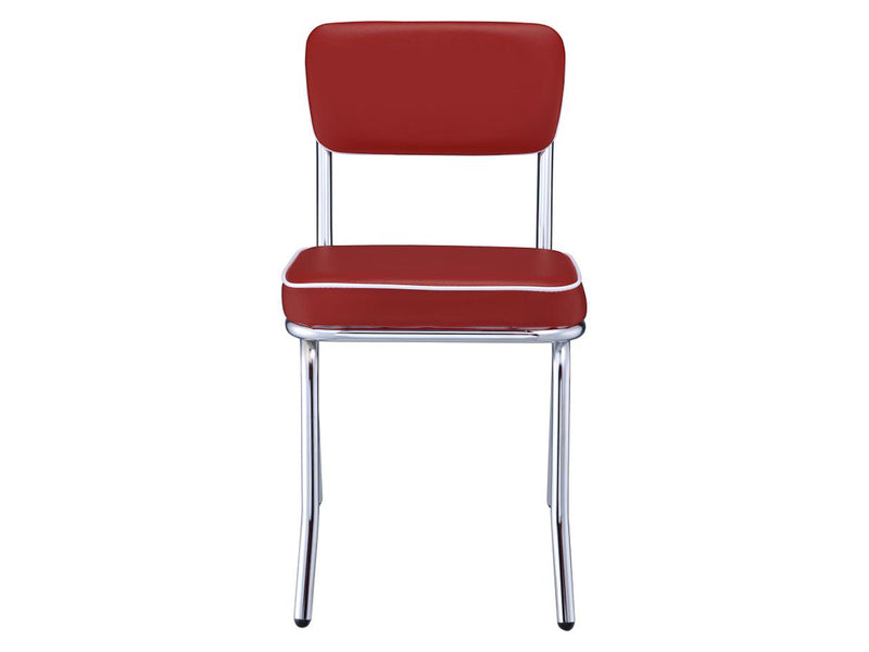 Retro 4 Person Round Dining Room Set