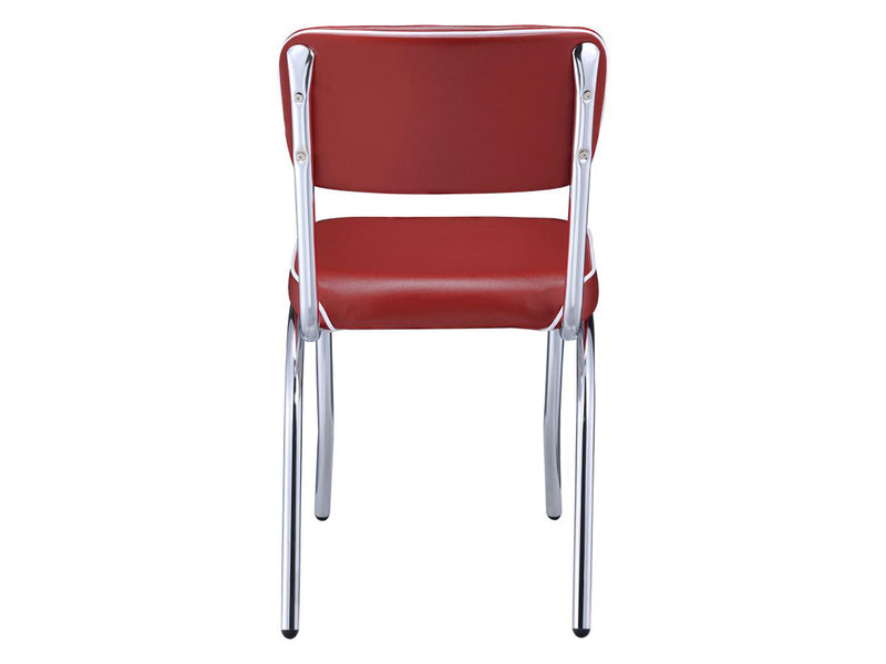 Retro 4 Person Round Dining Room Set