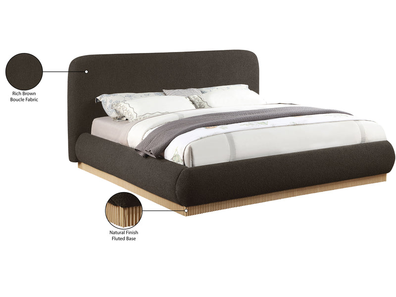Rigby Boucle Platform Bed
