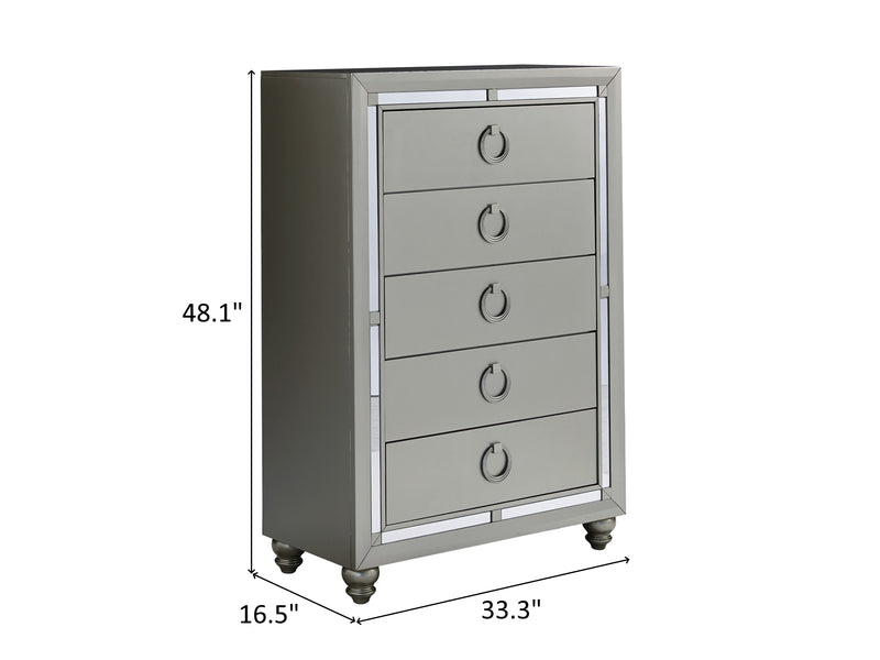 Riley 33.3" Wide 5 Drawer Chest