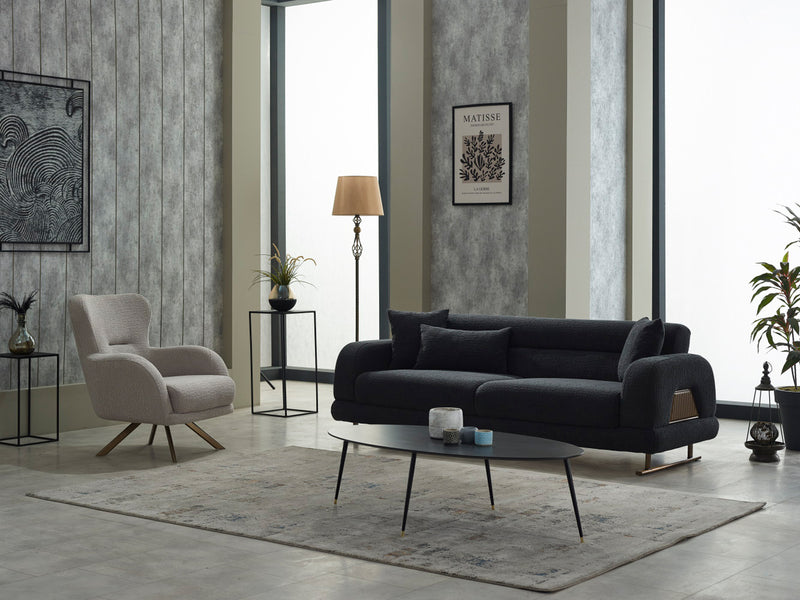 Riva Saltanat 32" Wide Armchair