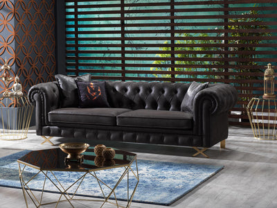 Rixos Rolled Arm Living Room Set