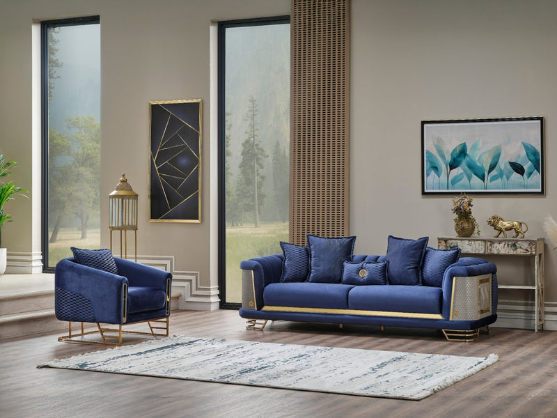 Romances 98" Wide Square Arm Sofa