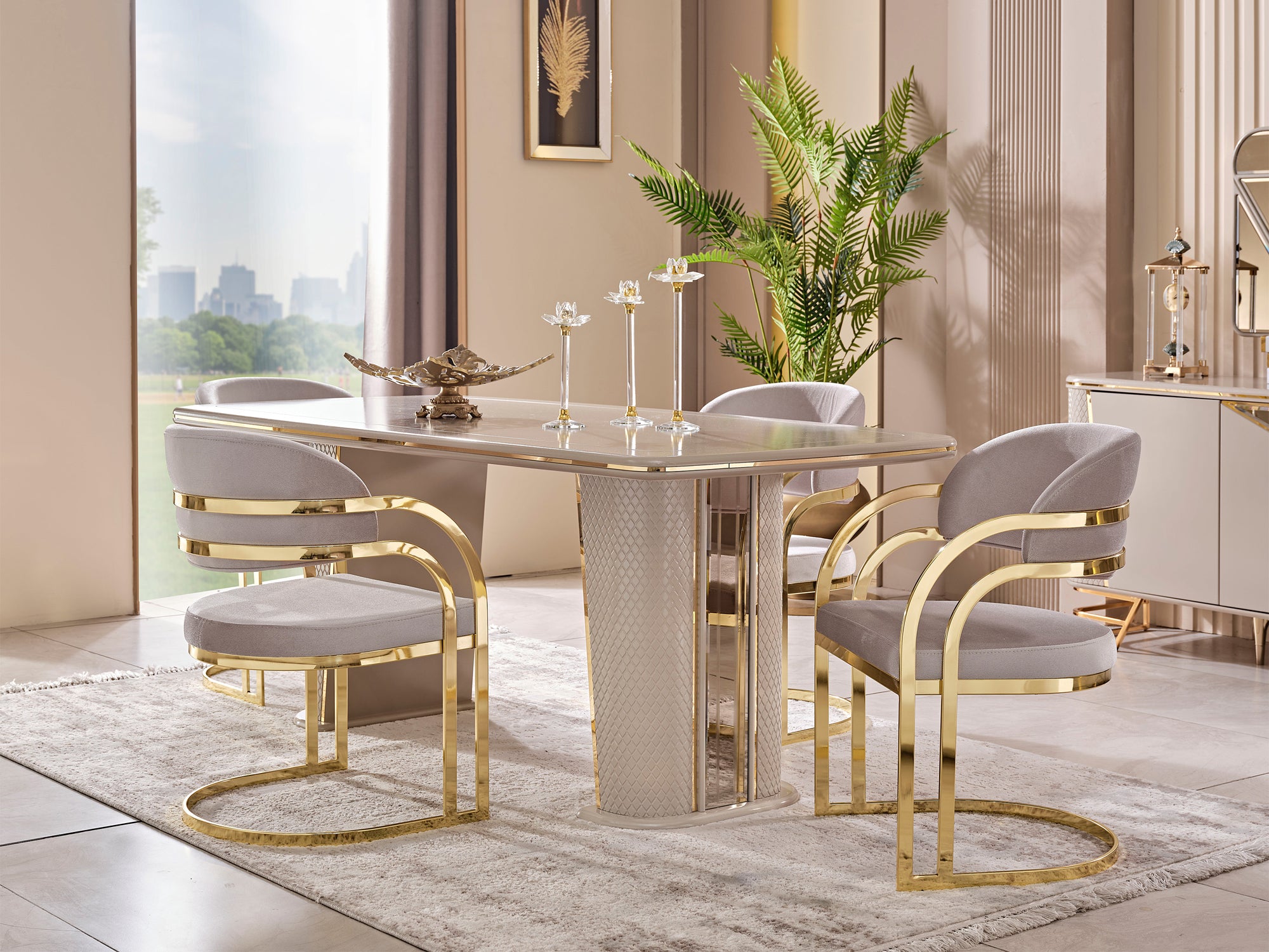 Romans 6 Person Dining Room Set – Istanbul Furniture - Home of Unique ...