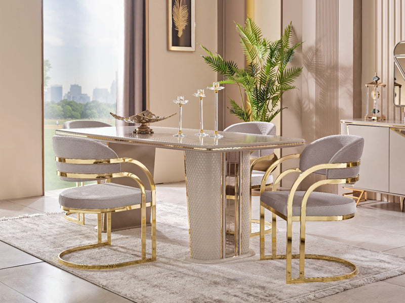 Romances 6 Person Dining Room Set