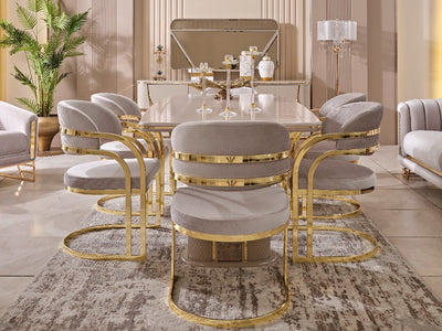Romances 6 Person Dining Table