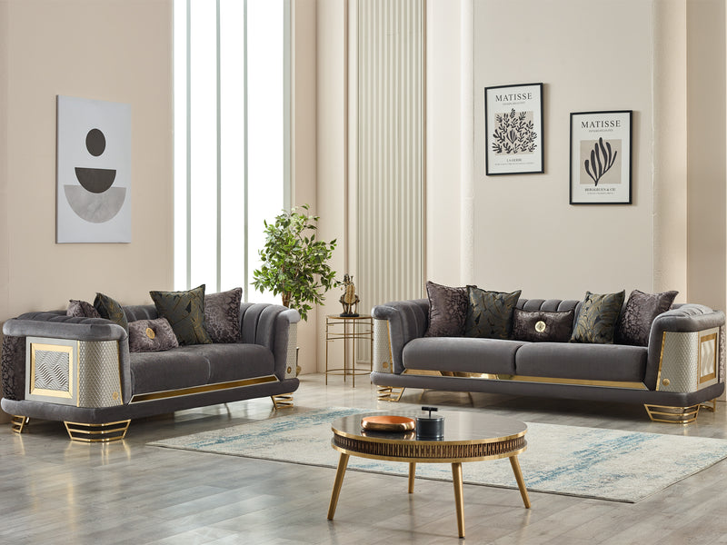 Romances 80" Wide Square Arm Loveseat