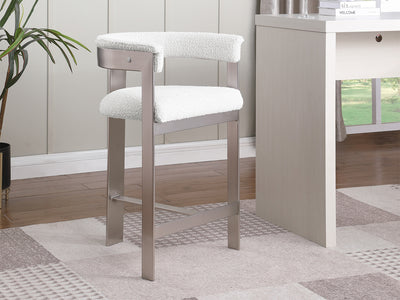 Romeo Boucle Bar Stool (Set of 2)