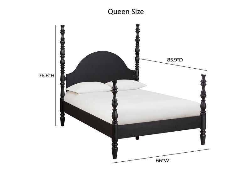 Rosalie Four-Poster Platform Bed