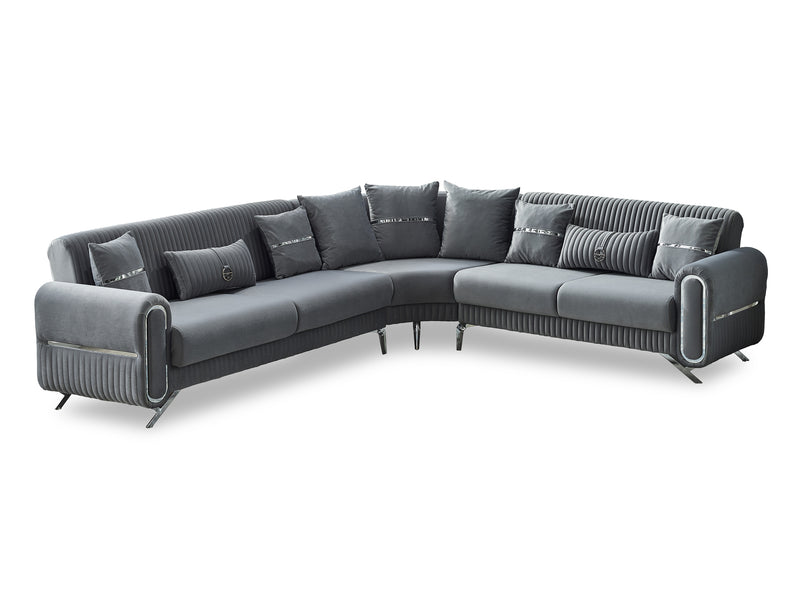 Royals 125" / 113" Wide Convertible Sectional