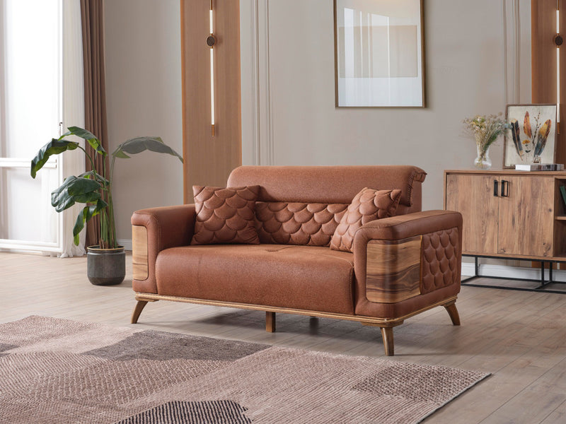 Ruby 67" Wide Extendable Loveseat