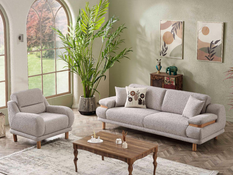 Latte 34.6" Wide Armchair