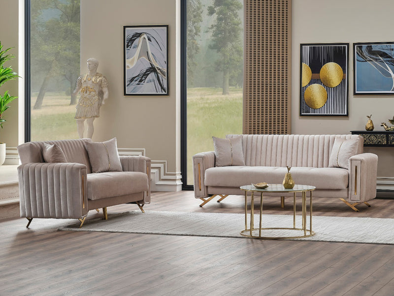 Senfoni 87.4" Wide Convertible Sofa