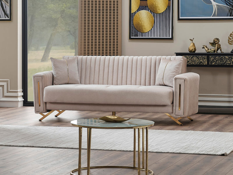 Senfoni 87.4" Wide Convertible Sofa