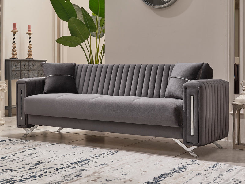 Senfoni 87.4" Wide Convertible Sofa