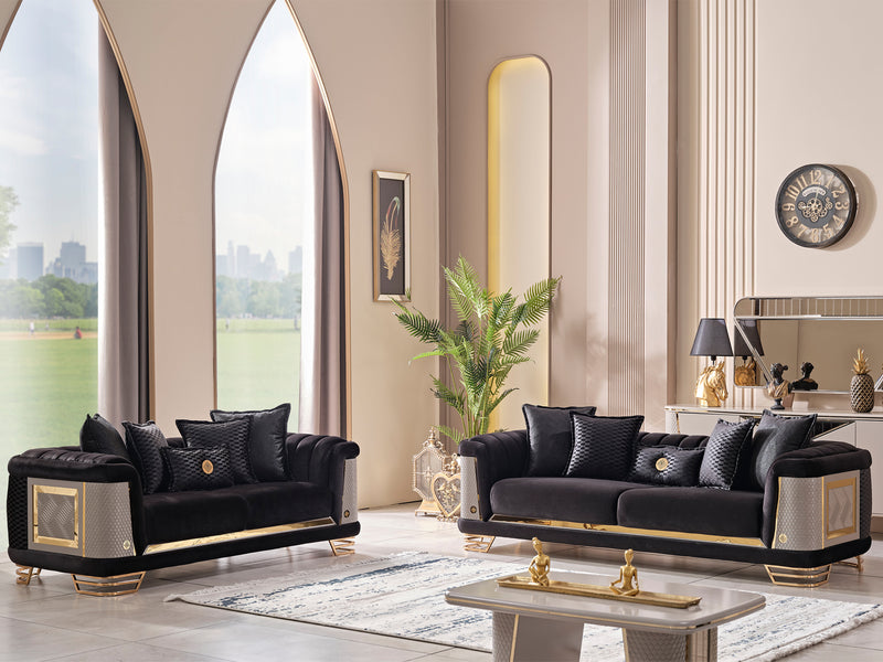 Romances 98" Wide Square Arm Sofa