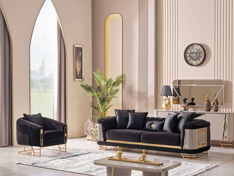 Romances 98" Wide Square Arm Sofa