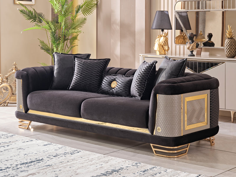 Romances 98" Wide Square Arm Sofa