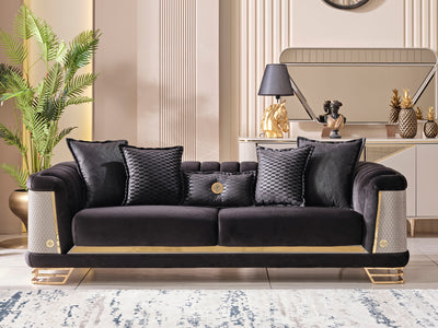 Romances 98" Wide Square Arm Sofa