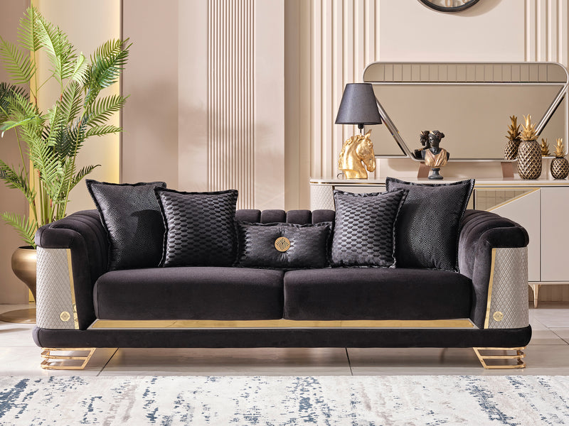 Romances 98" Wide Square Arm Sofa