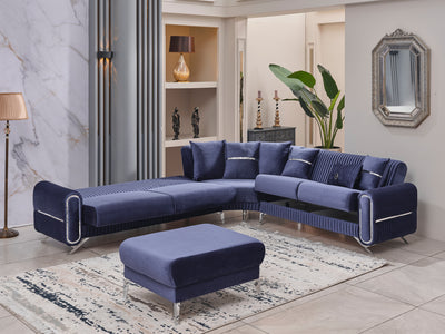 Royals 125" / 113" Wide Convertible Sectional