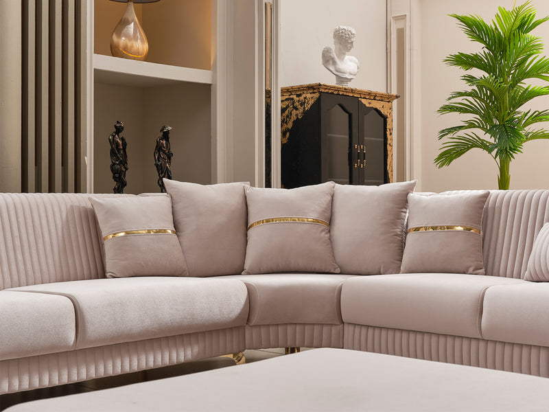 Royals 125" / 113" Wide Convertible Sectional