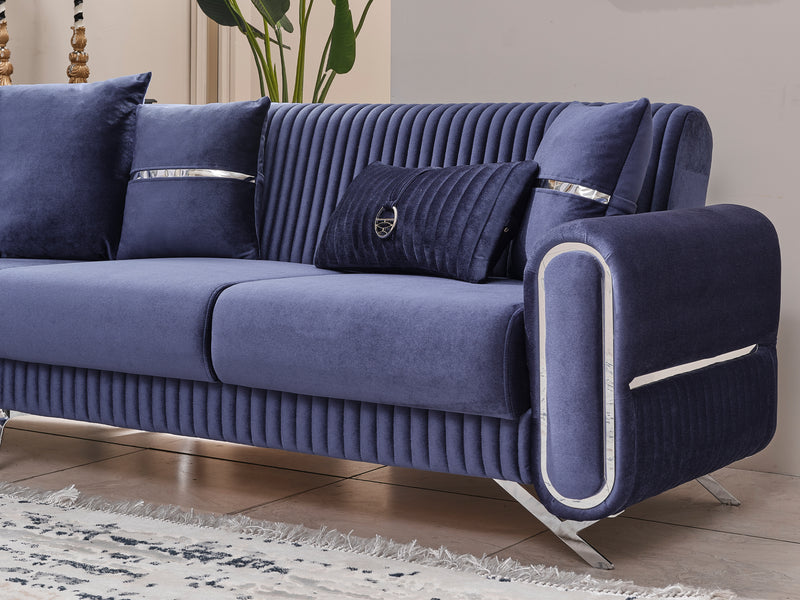Royals 125" / 113" Wide Convertible Sectional