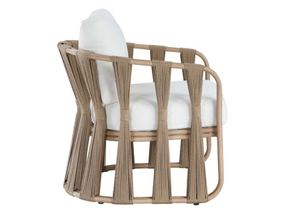 San Pietro 33.5" Wide Resilient Waterproof Fabric Upholstered Patio Armchair