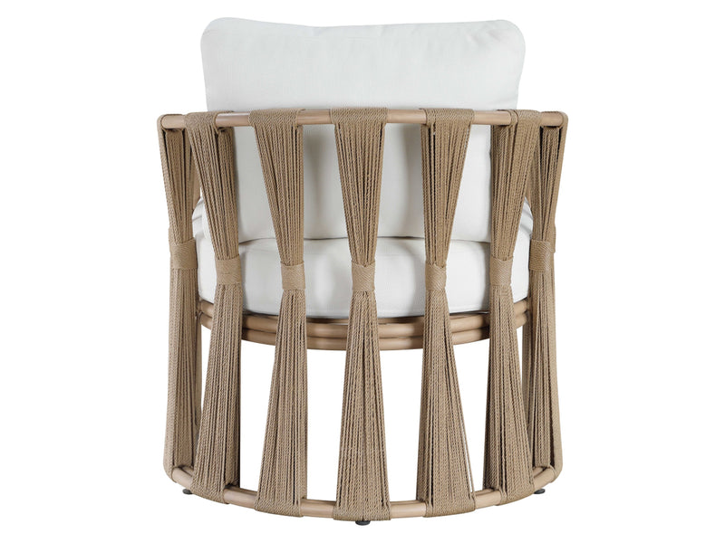 San Pietro 33.5" Wide Resilient Waterproof Fabric Upholstered Patio Armchair