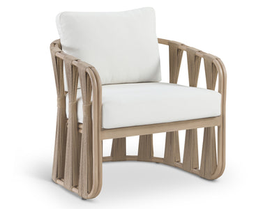 San Pietro 33.5" Wide Resilient Waterproof Fabric Upholstered Patio Armchair