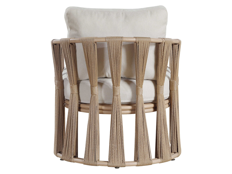 San Pietro 33.5" Wide Resilient Waterproof Fabric Upholstered Patio Armchair