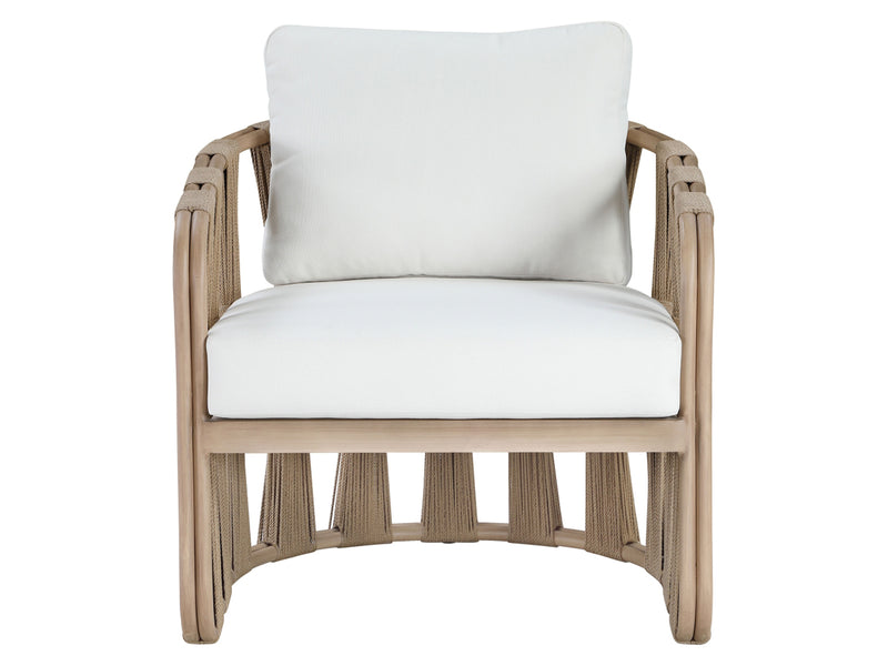 San Pietro 33.5" Wide Resilient Waterproof Fabric Upholstered Patio Armchair