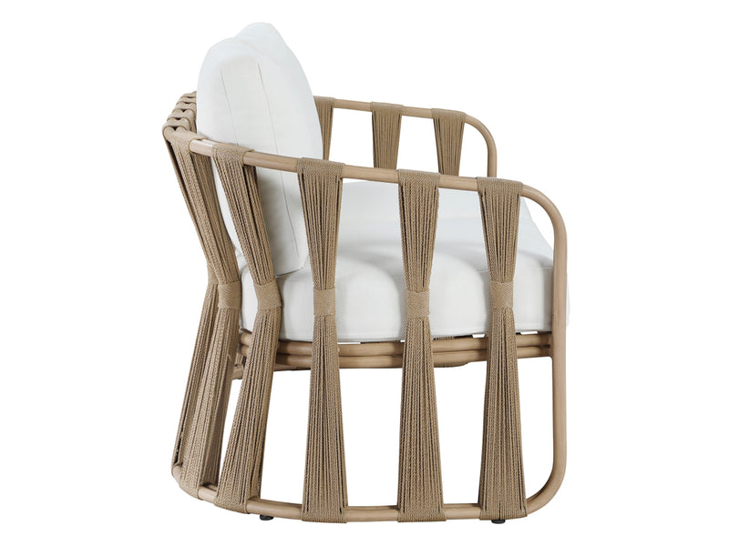 San Pietro 60.5" Wide Resilient Waterproof Fabric Upholstered Patio Loveseat